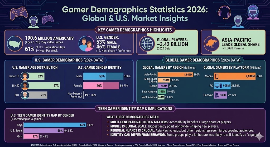 gamer demographics statistics