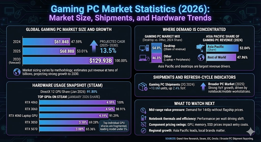 gaming pc market statistics