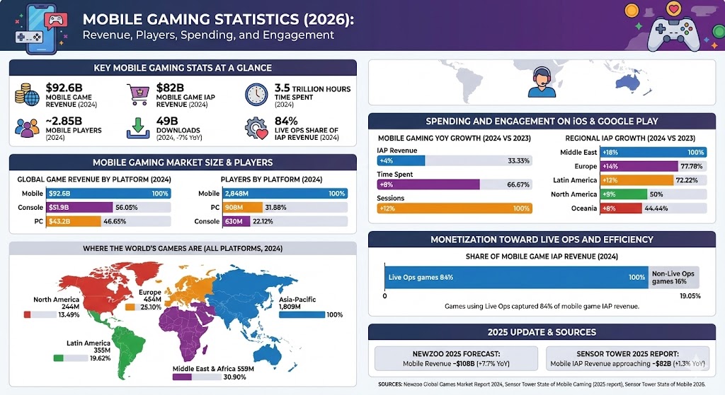 mobile gaming statistics