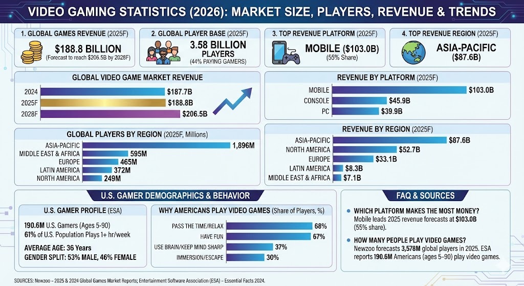 video gaming statistics
